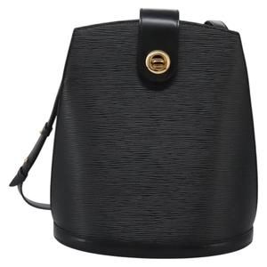 Louis Vuitton Cluny Black Leather shoulder